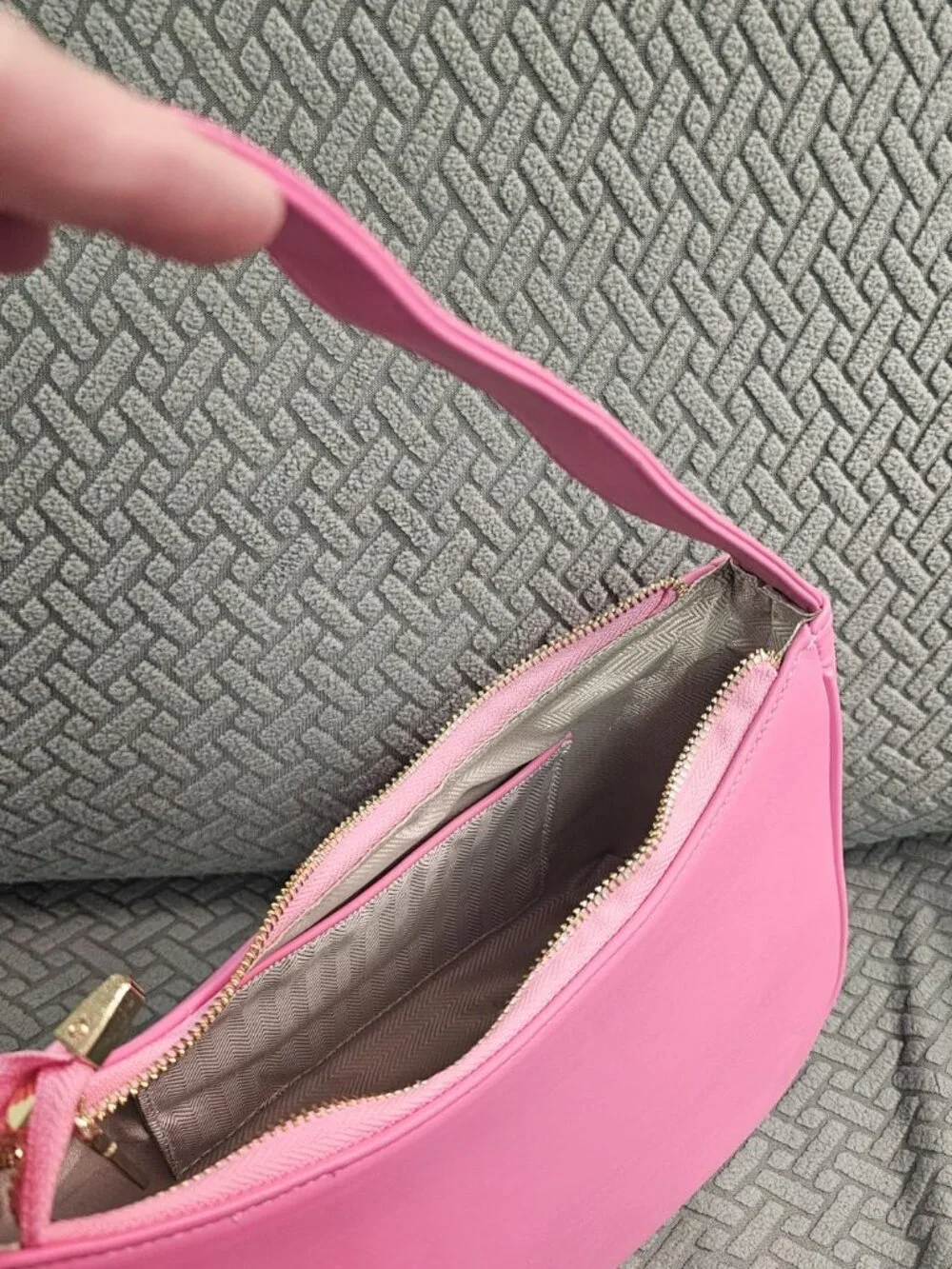 Womens cute pink shoulder hobo tote bag